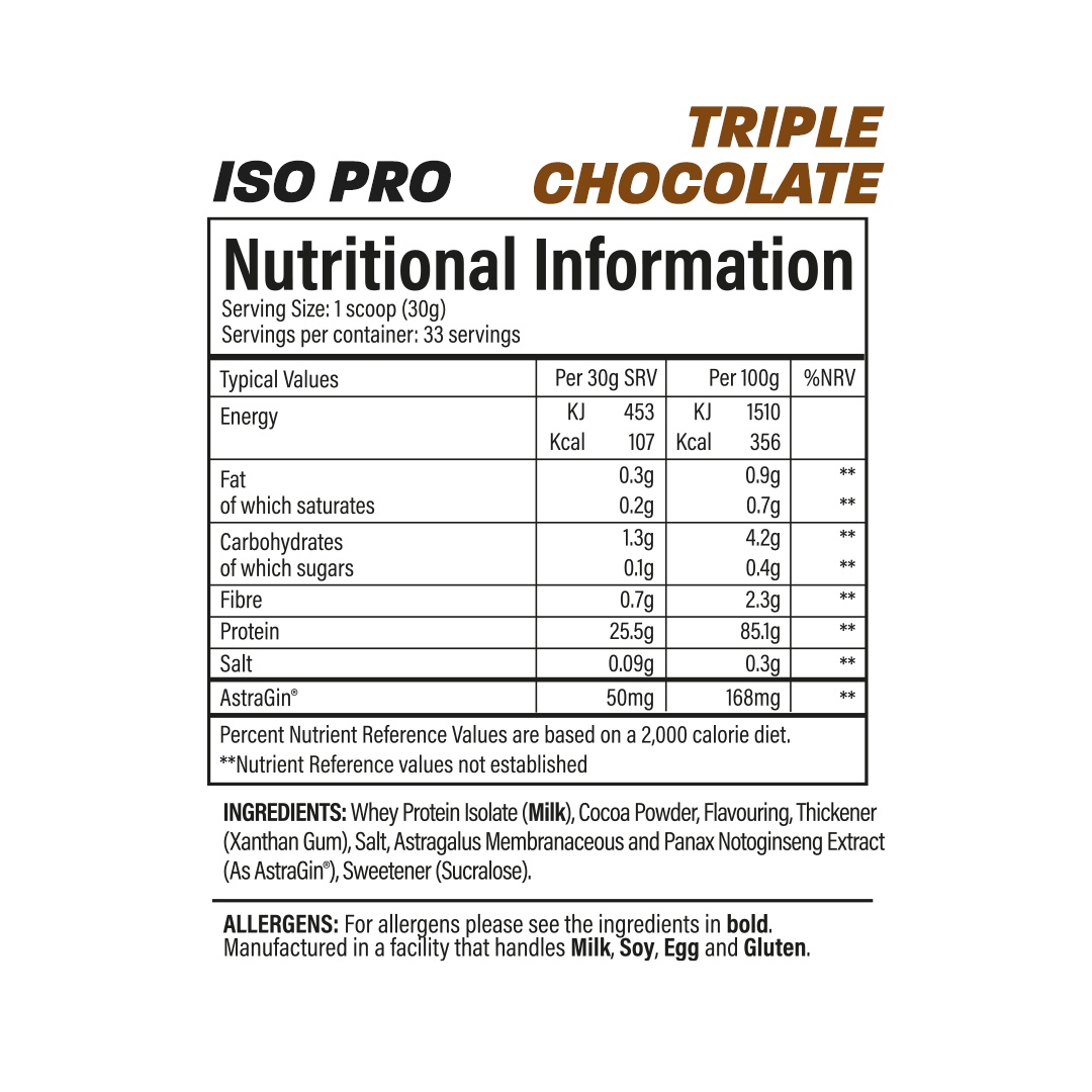 IsoPro 1 kg 33 servings