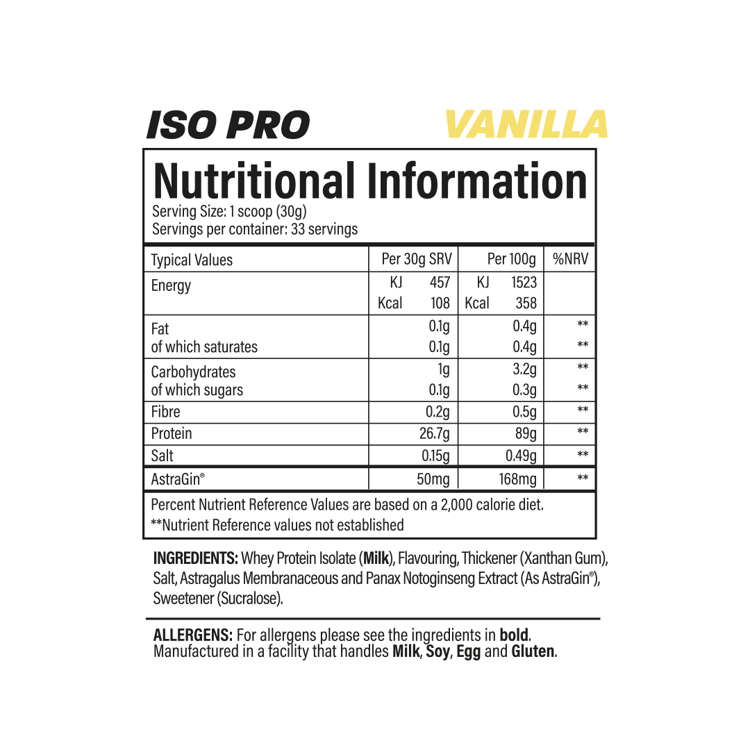 IsoPro 1 kg 33 servings