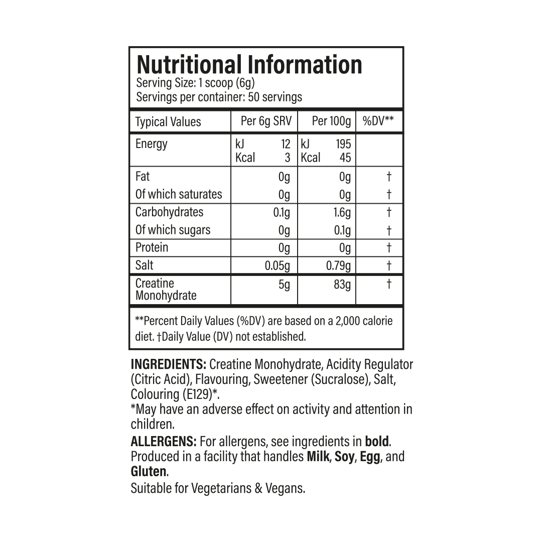 Flavoured Creatine 300g