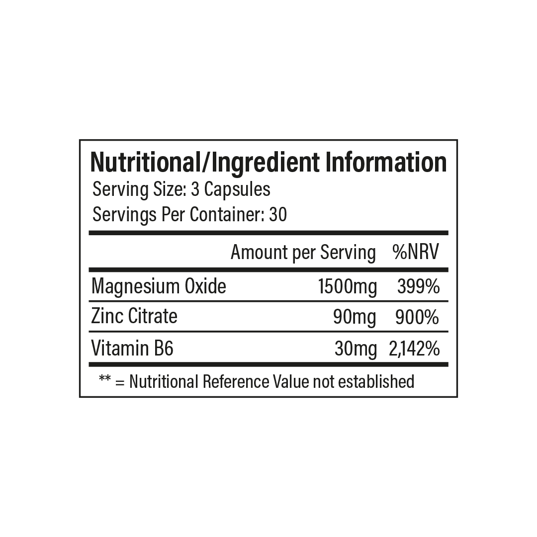 Zinc, Magnesium & B6
